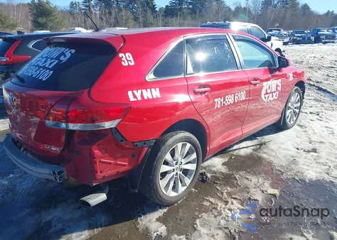 2014 Toyota Venza Le z USA, uszkodzony, nr VIN 4T3BA3BB4EU050392